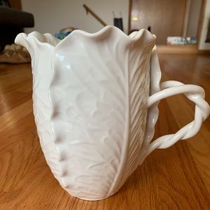 Tory Burch Lettuce Ware Pitcher